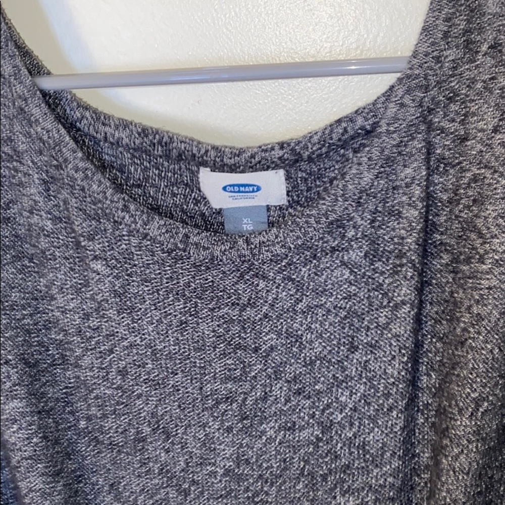 Open Back Sweater Shirt